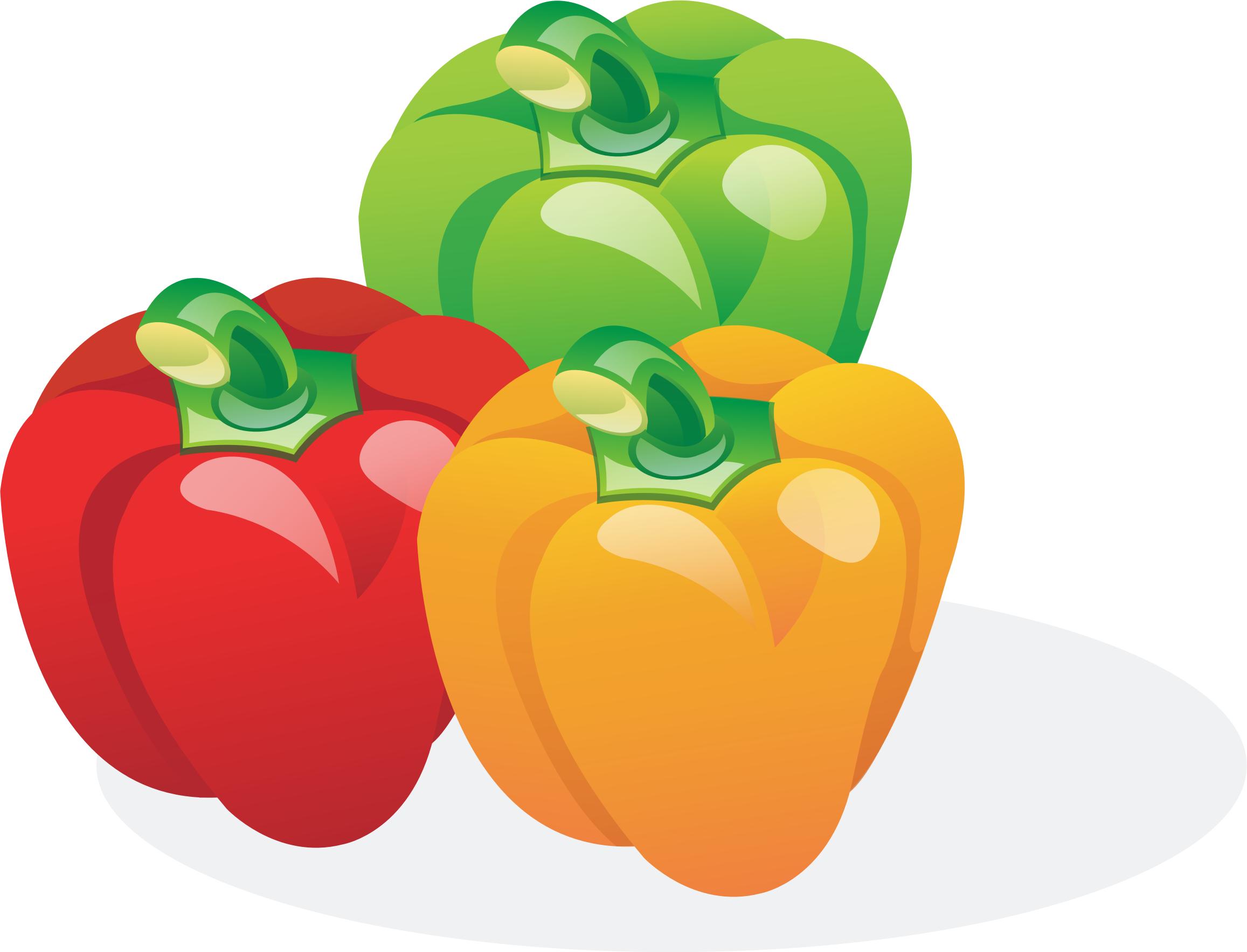Multicolored Bell Peppers png