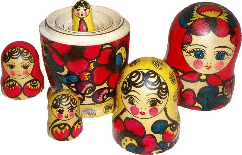 Multiple Russian Dolls icons