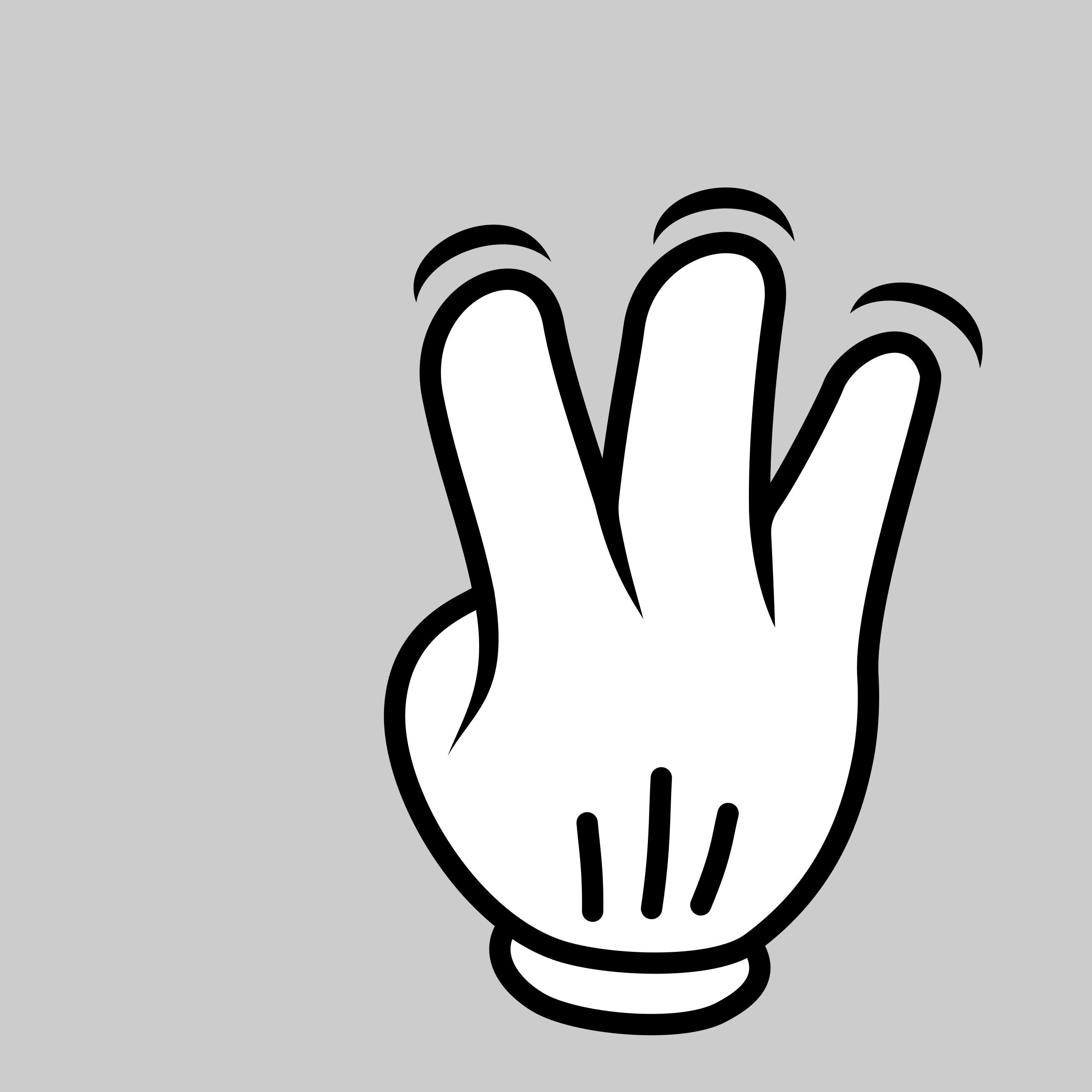 MultiTouch-Interface Mouse-theme 3-fingers-Simple-Tap PNG icons