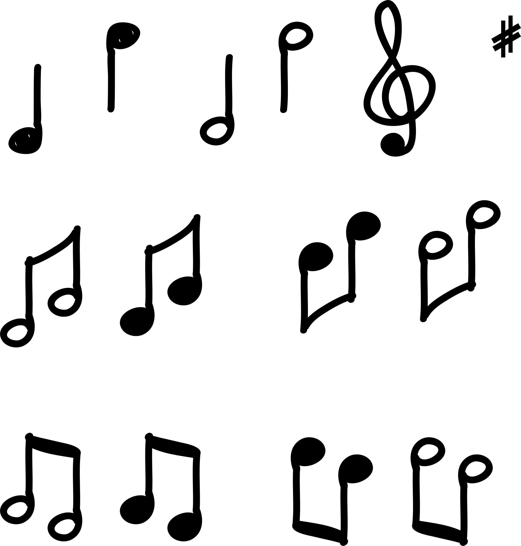 music notes png icons