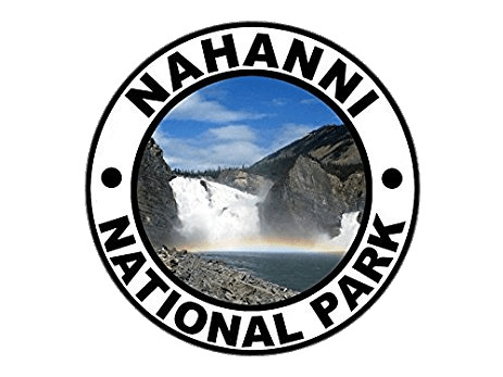 Nahanni National Park Round Sticker icons
