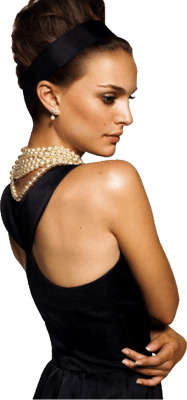 Natalie Portman Side View Black Dress icons