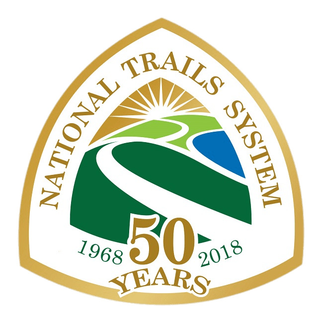 National Trails System 50 Years Logo icons