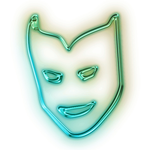 Neon Mask Snapchat Filter icons