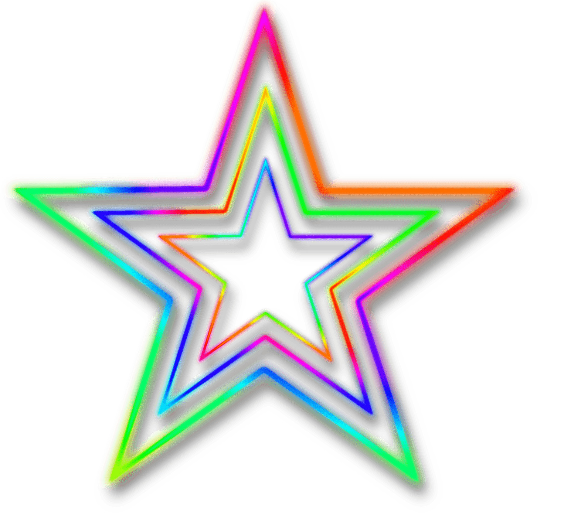 Neon Star png icons