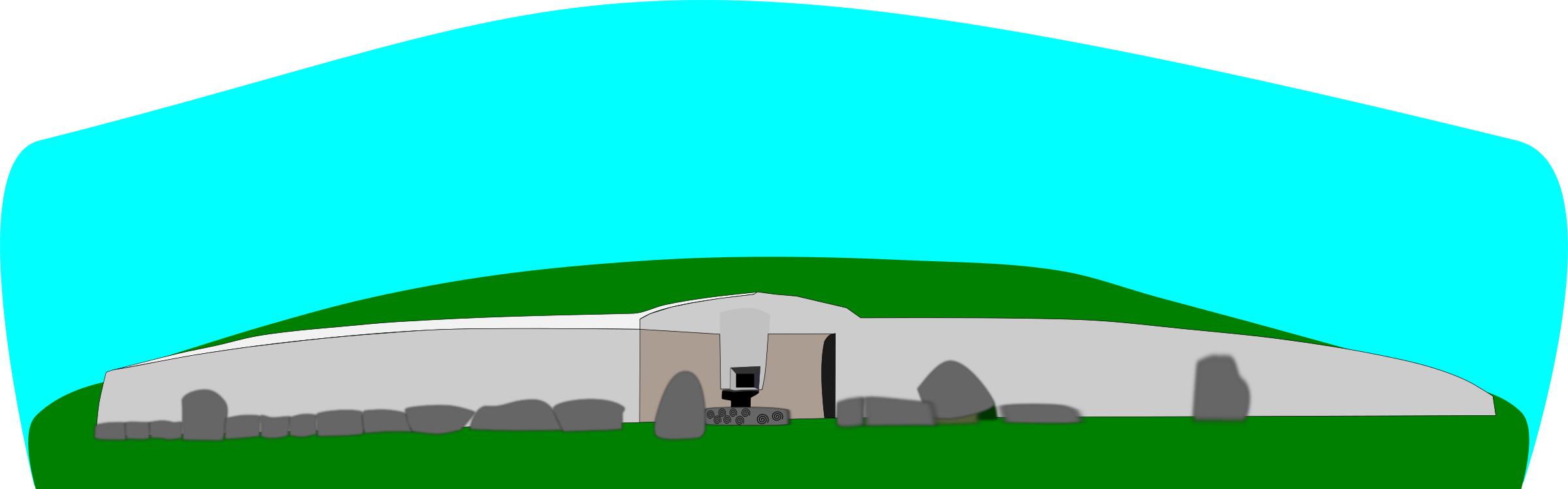 Newgrange Prehistoric Monument png
