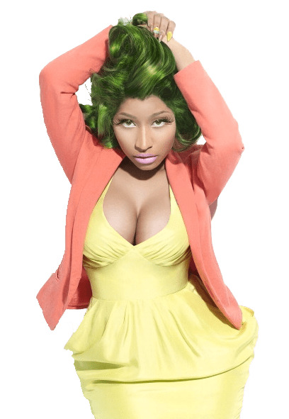 Nicki Minaj Yellow Dress png