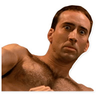Nicolas Cage Scared icons