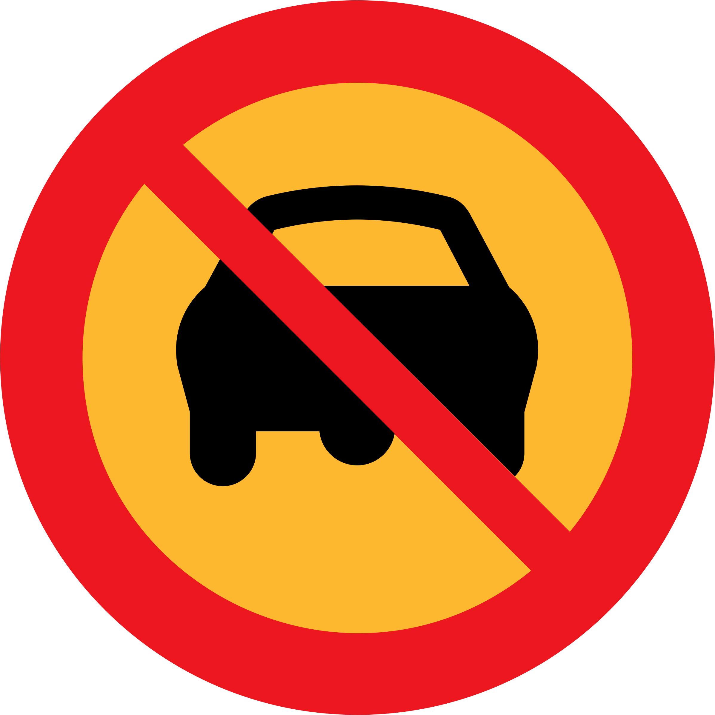 no cars sign png