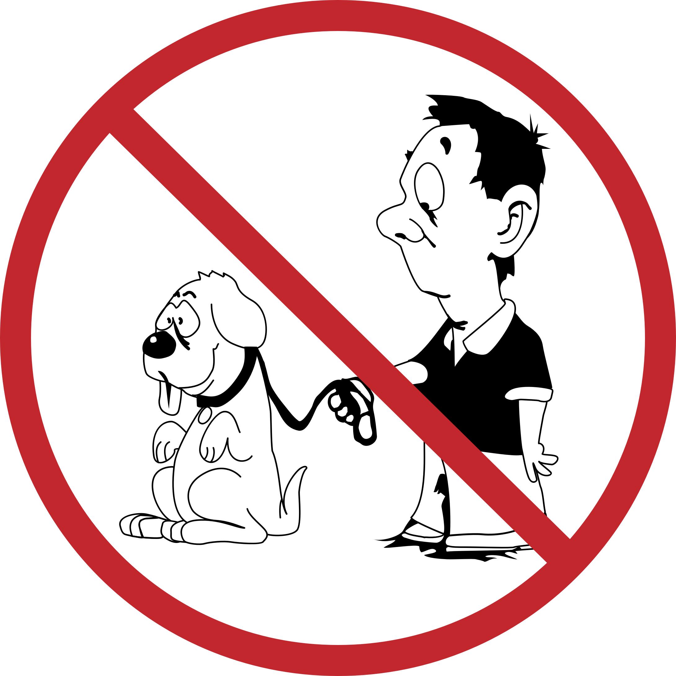 No dogs allowed (redrawn) png