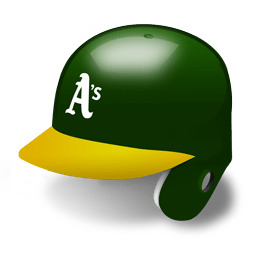 Oakland Athletics Helmet icons