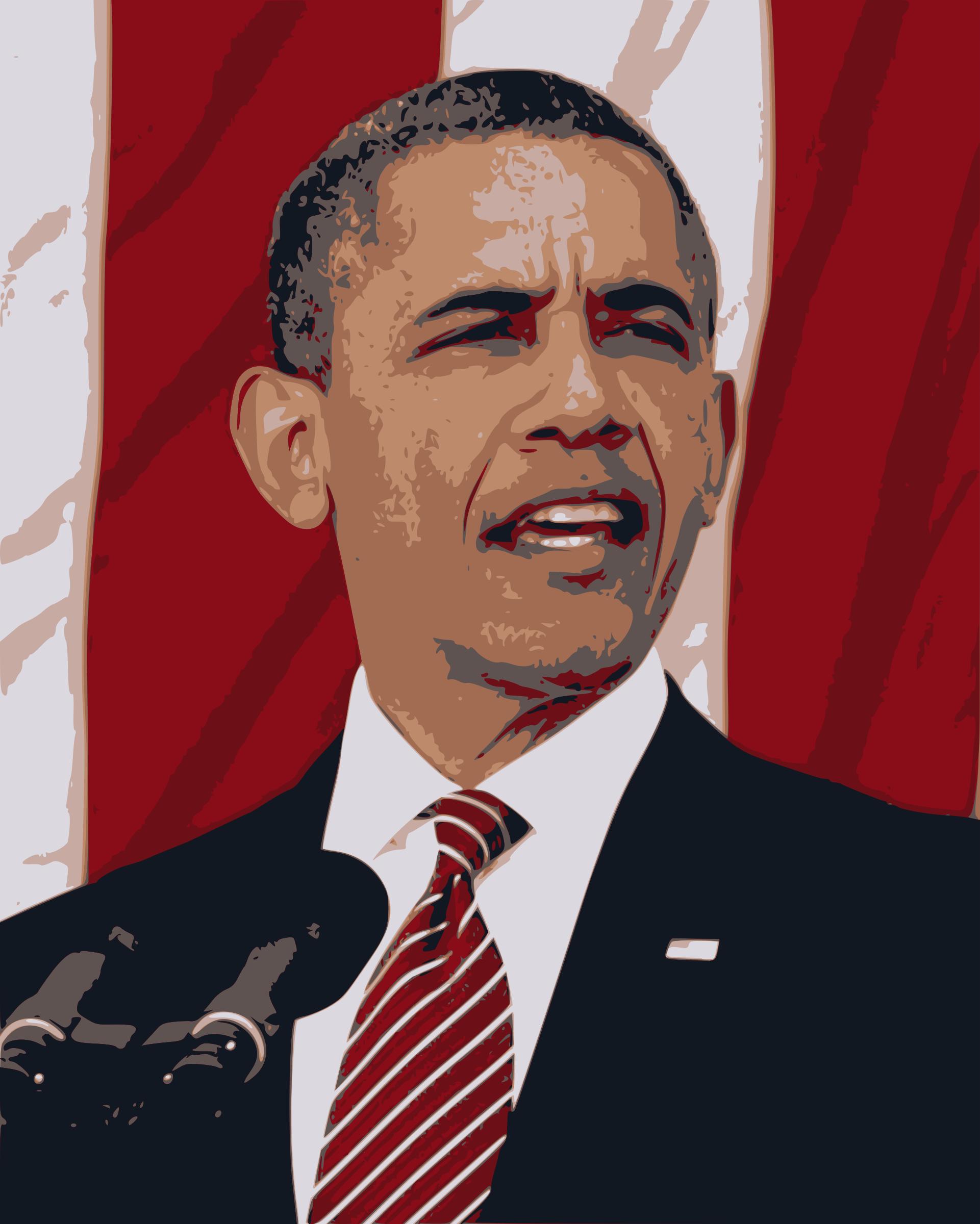 Obama Speaking in 2012 - Remix png