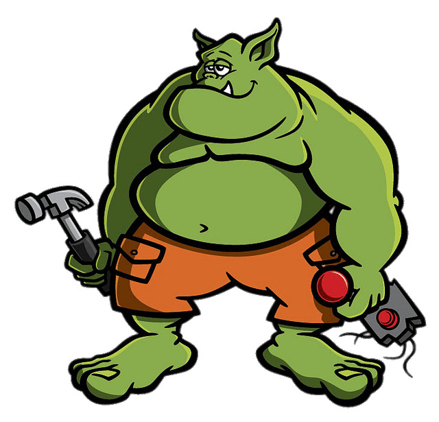 Ogre With Hammer icons