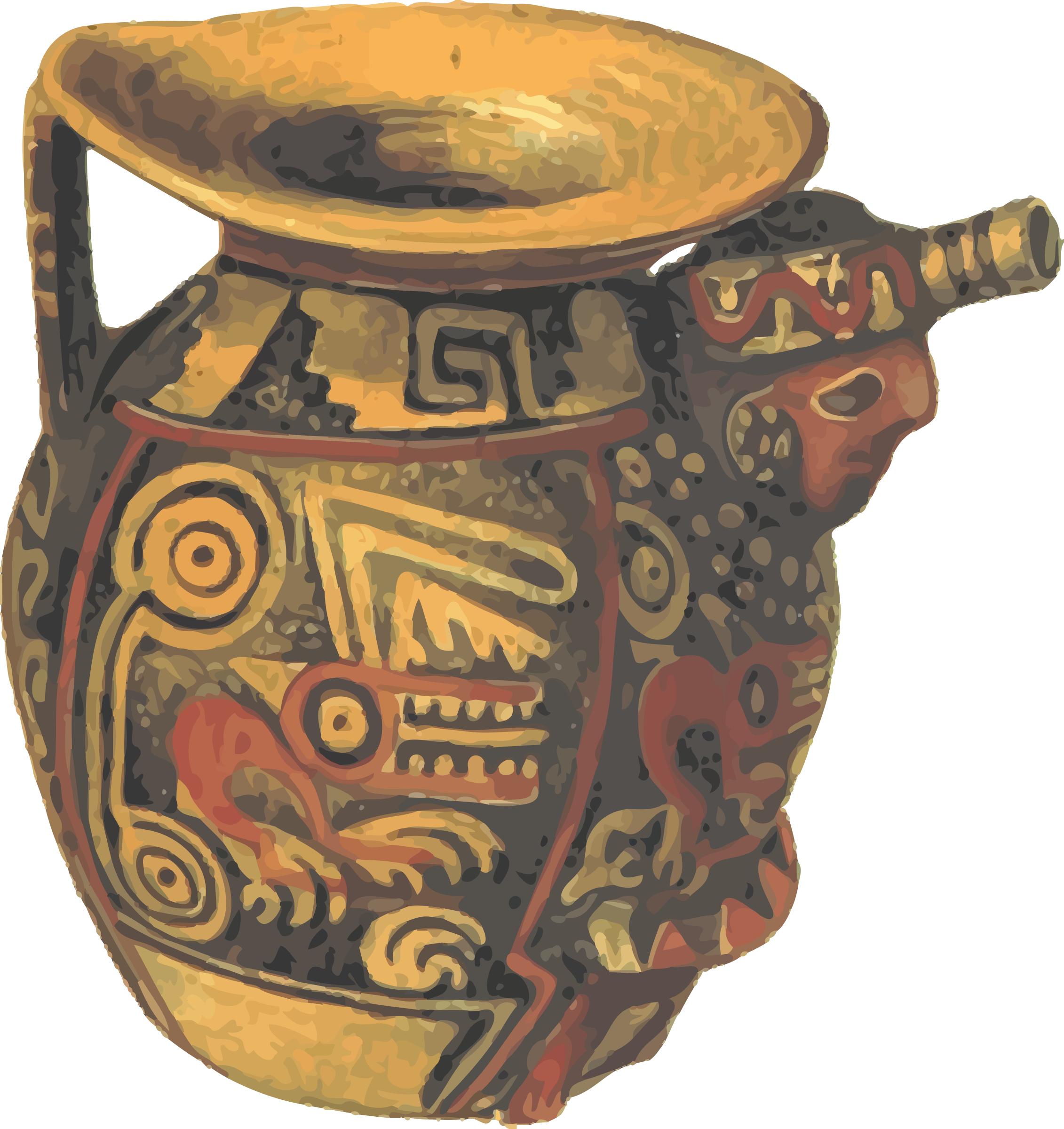 Old American pottery 4 png