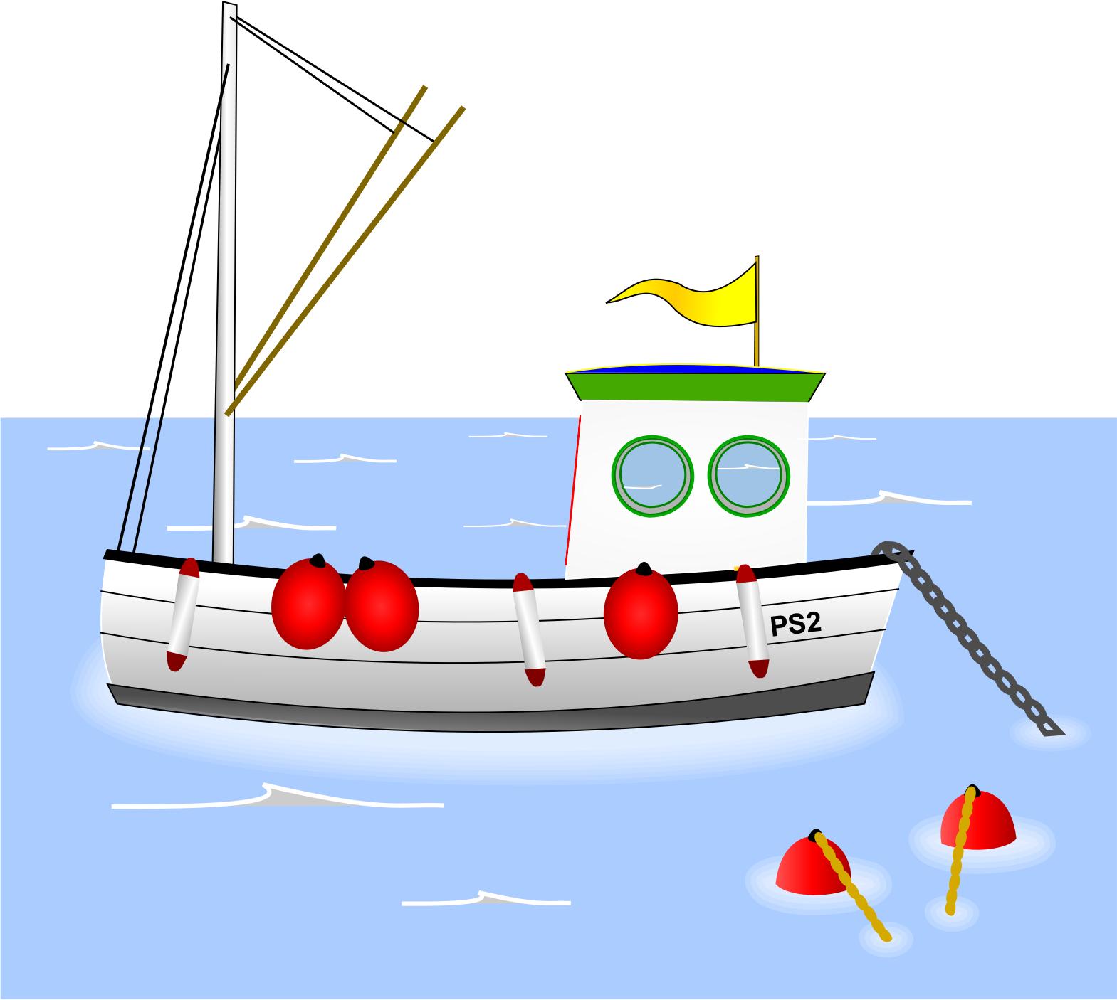 Old Fashioned Fishing Boat png