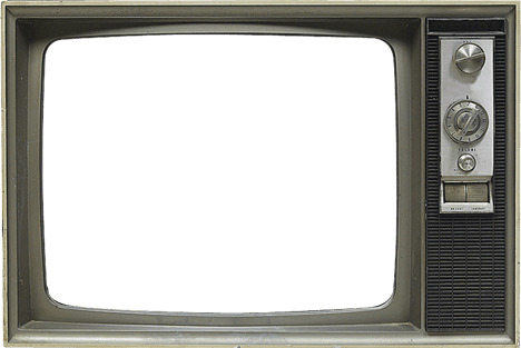 Old Grey Tv Set png icons