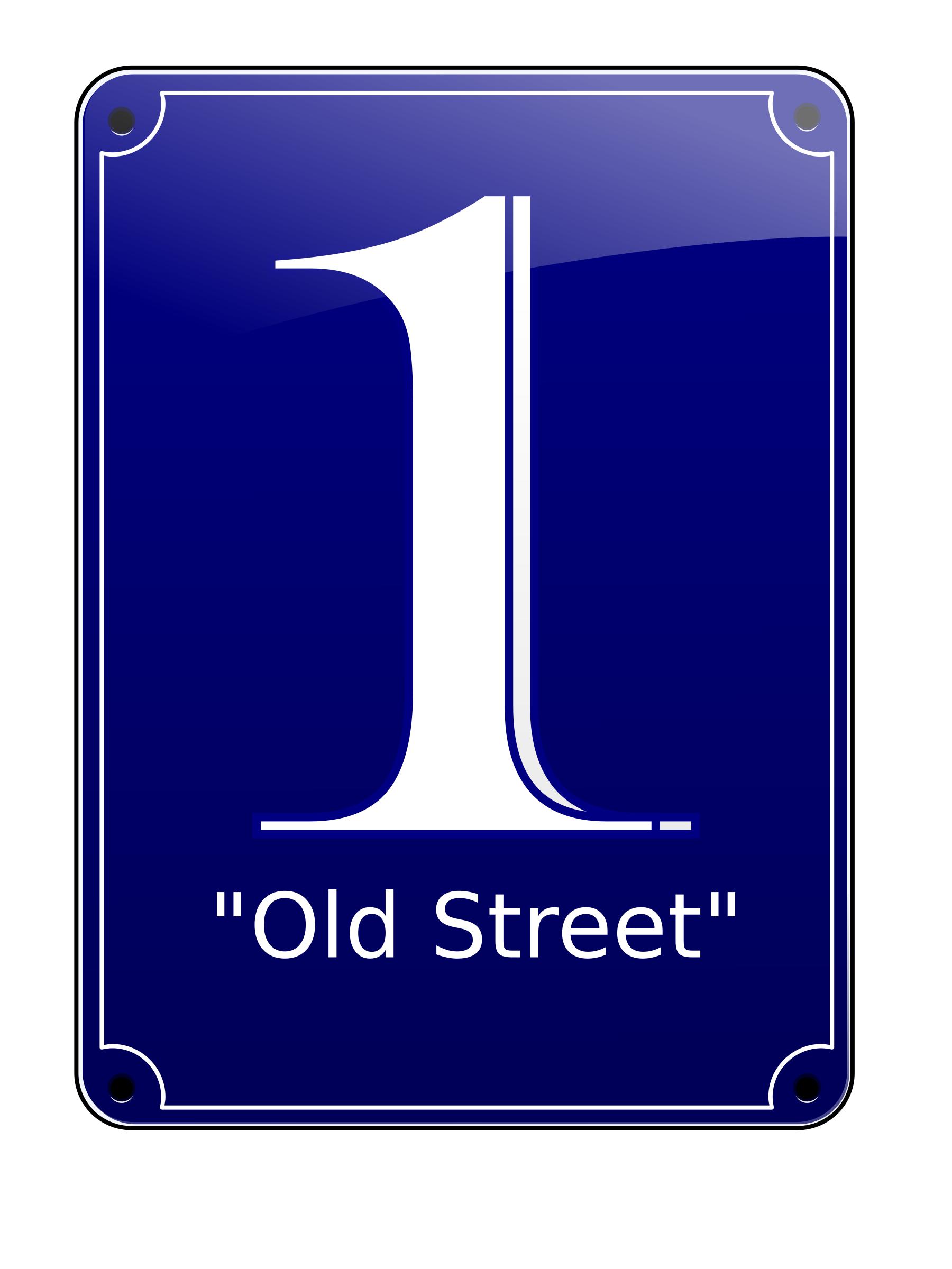 Old Street Sign No. 1 png