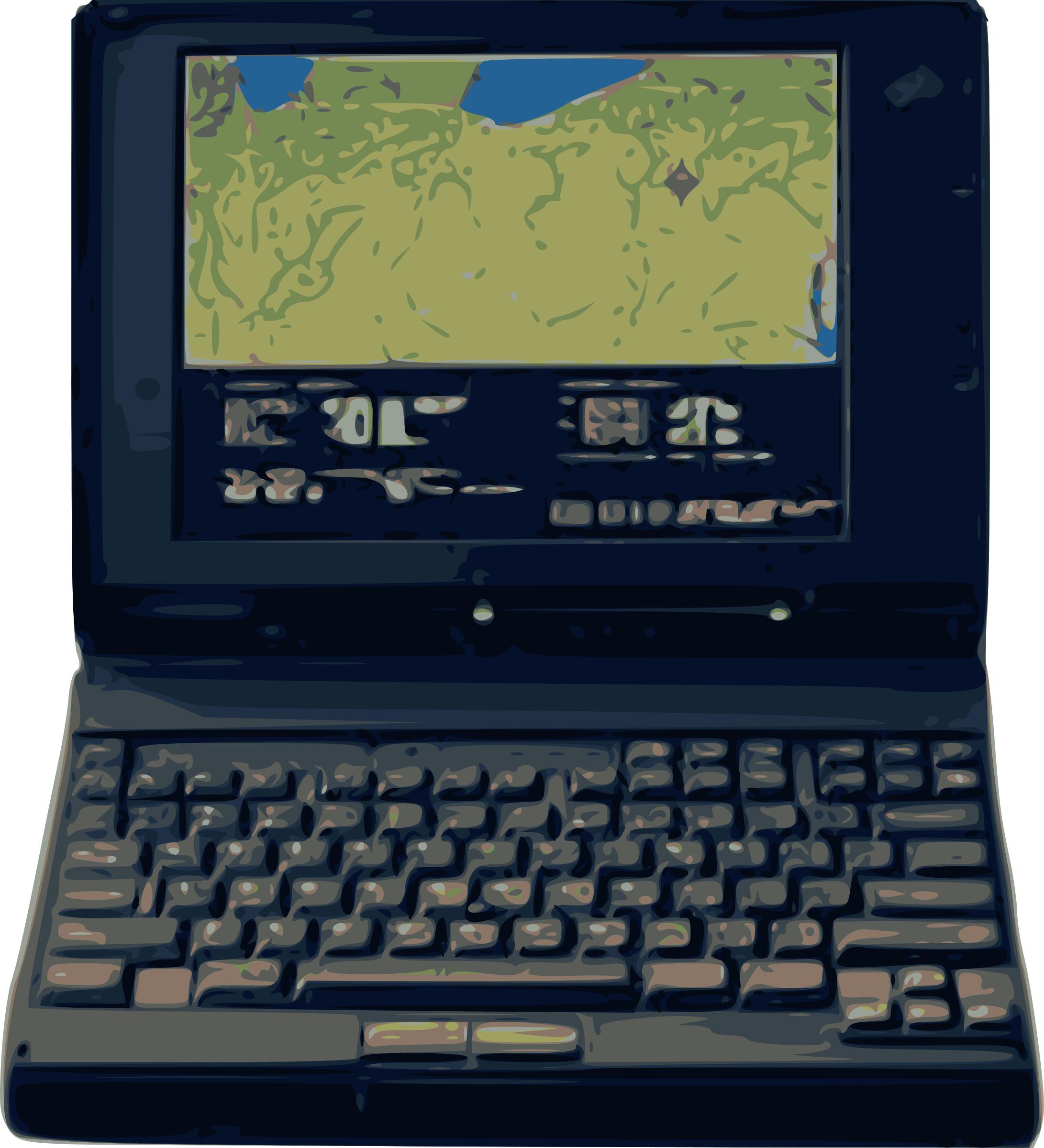 Old Style Laptop png