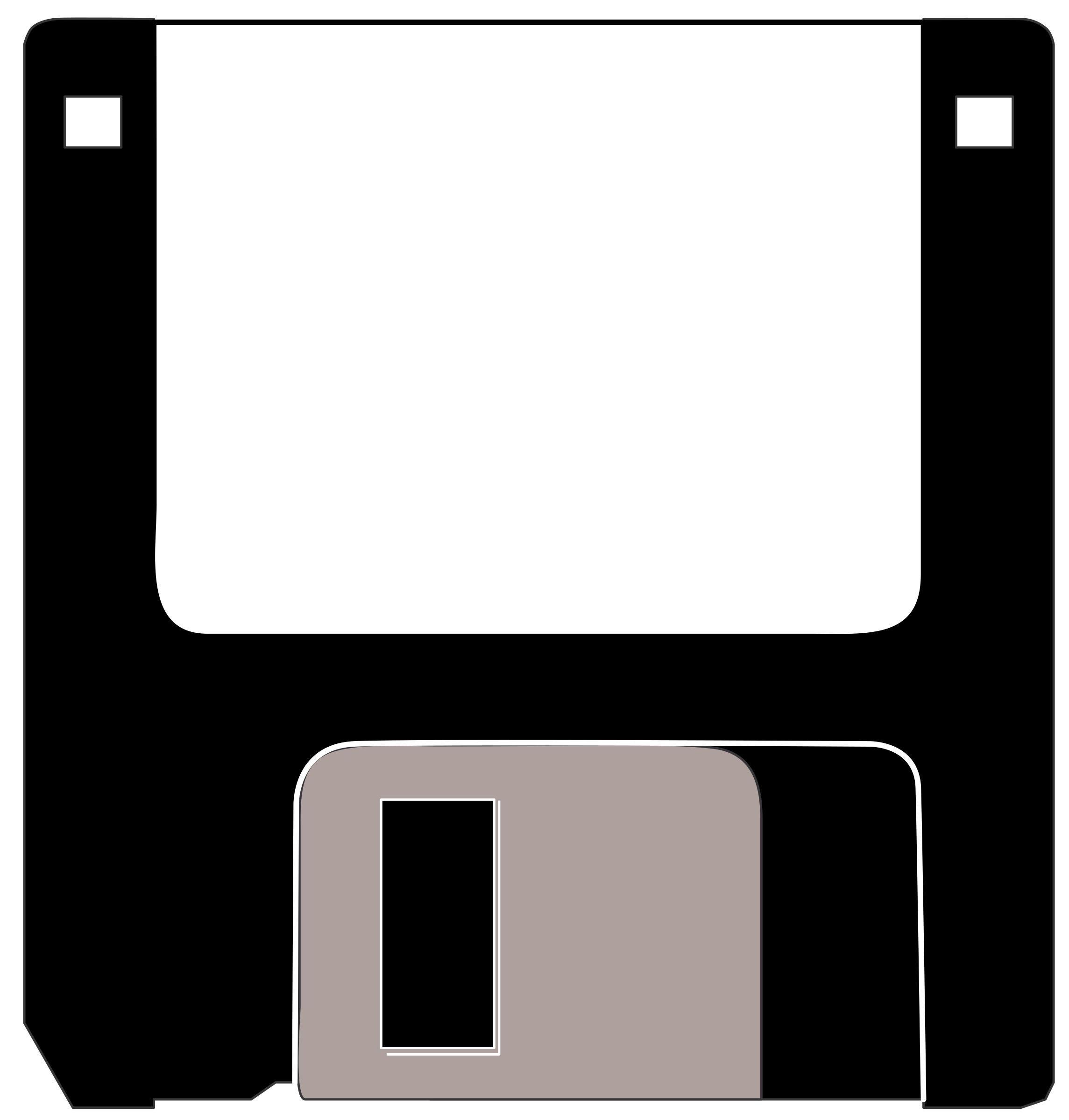 old three and a half diskette png