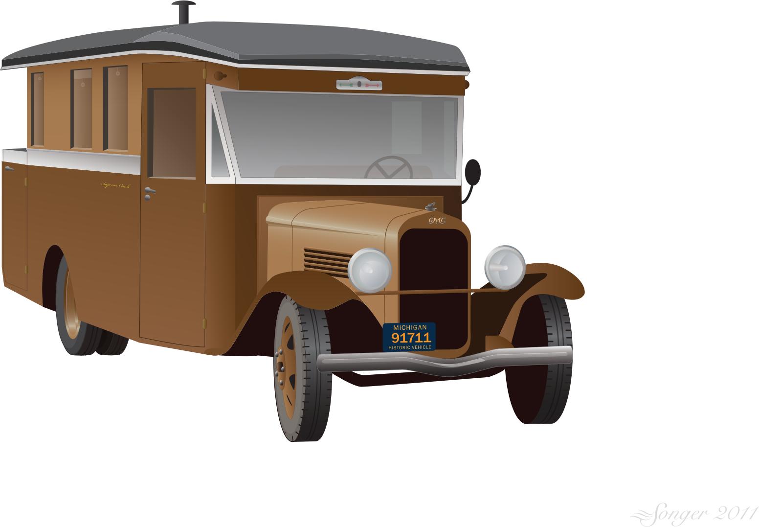 Old Truck Camper PNG icons
