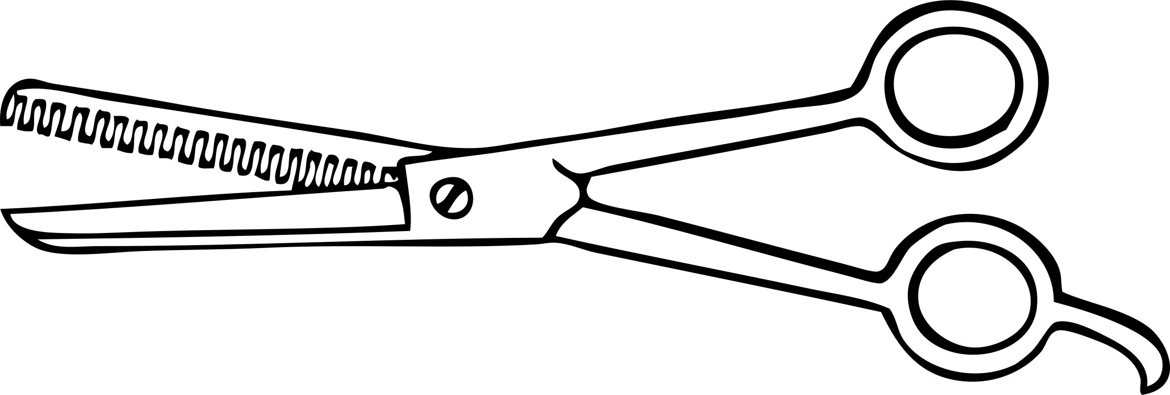 one blade thinning shears png