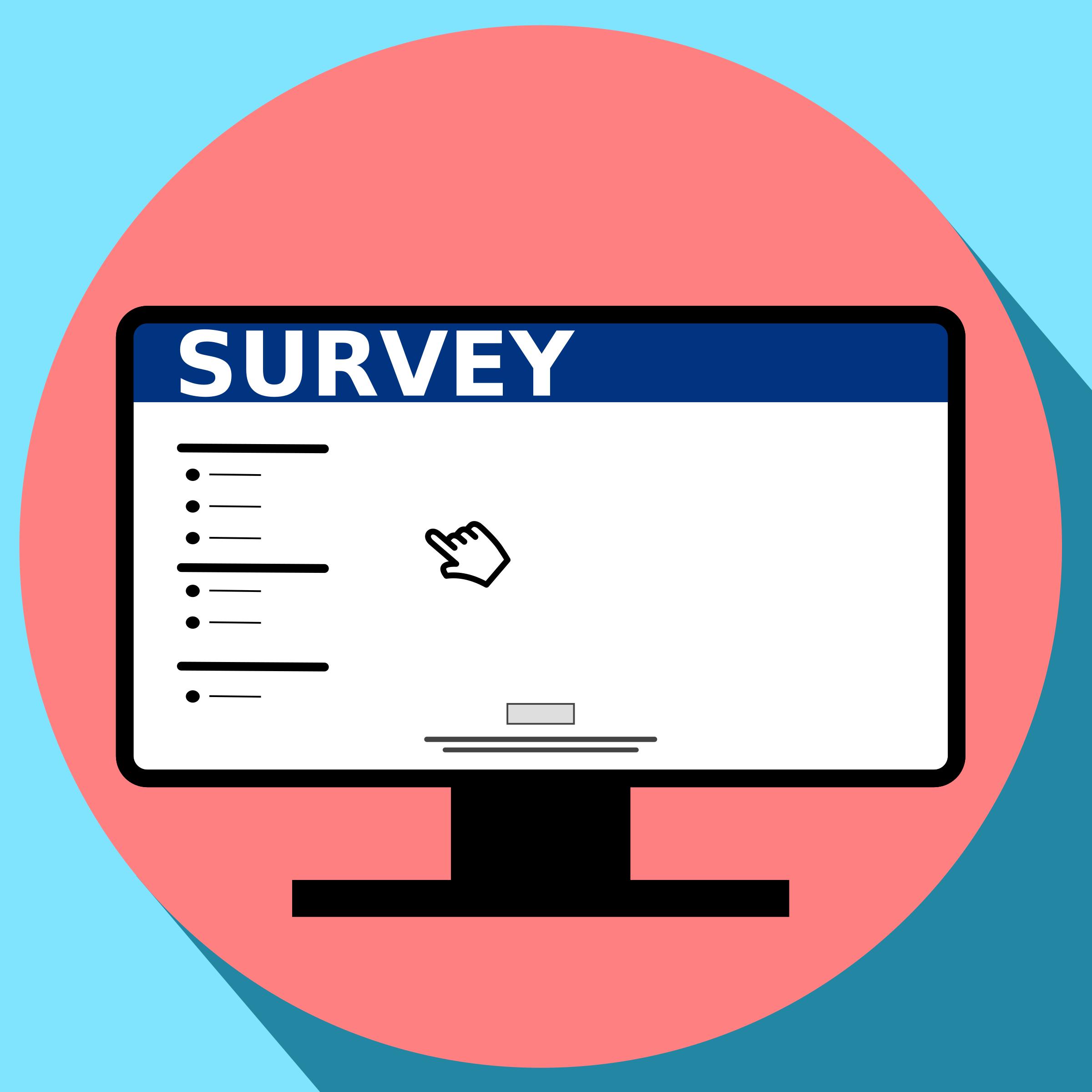 Online survey icon png