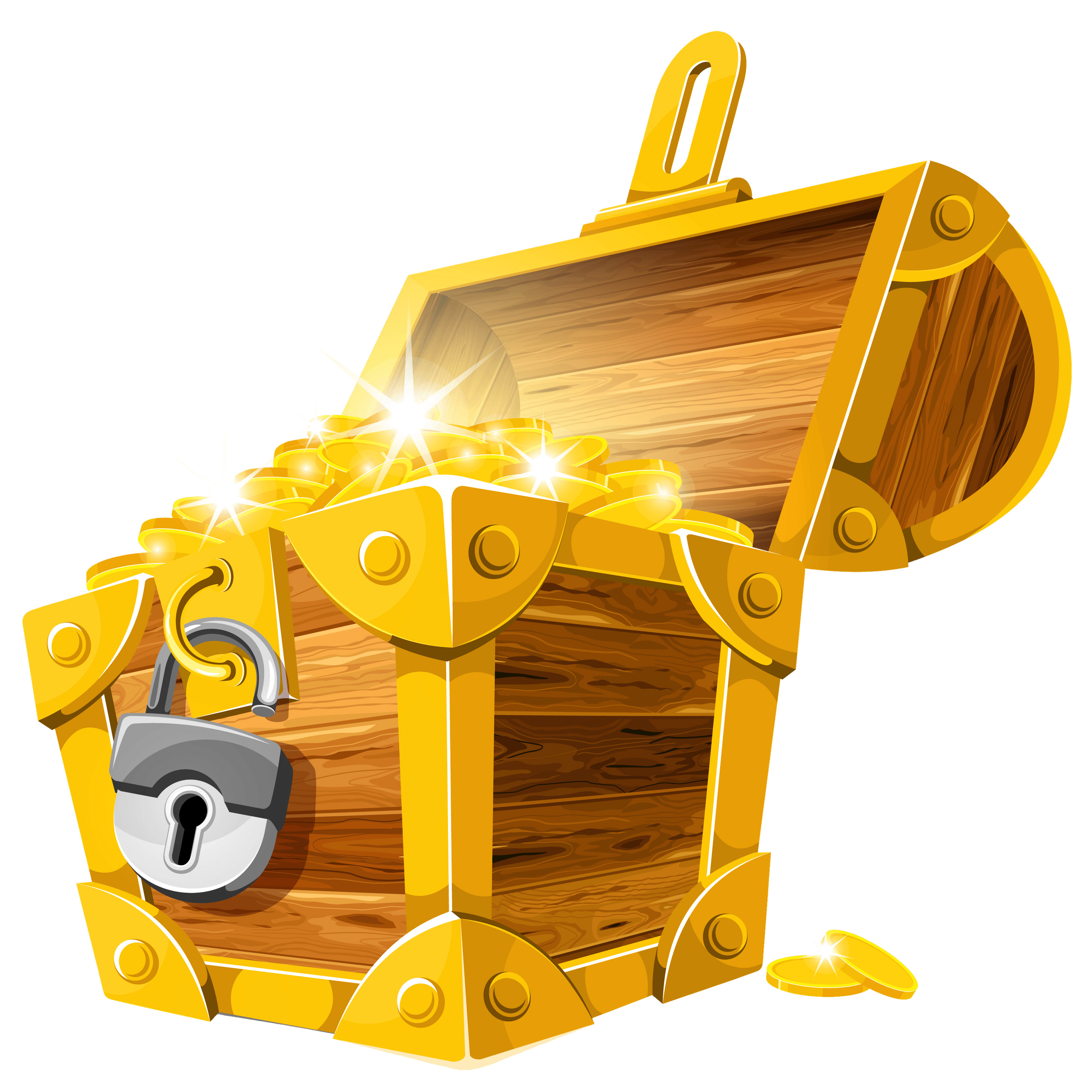 Open Chest With Lock icons