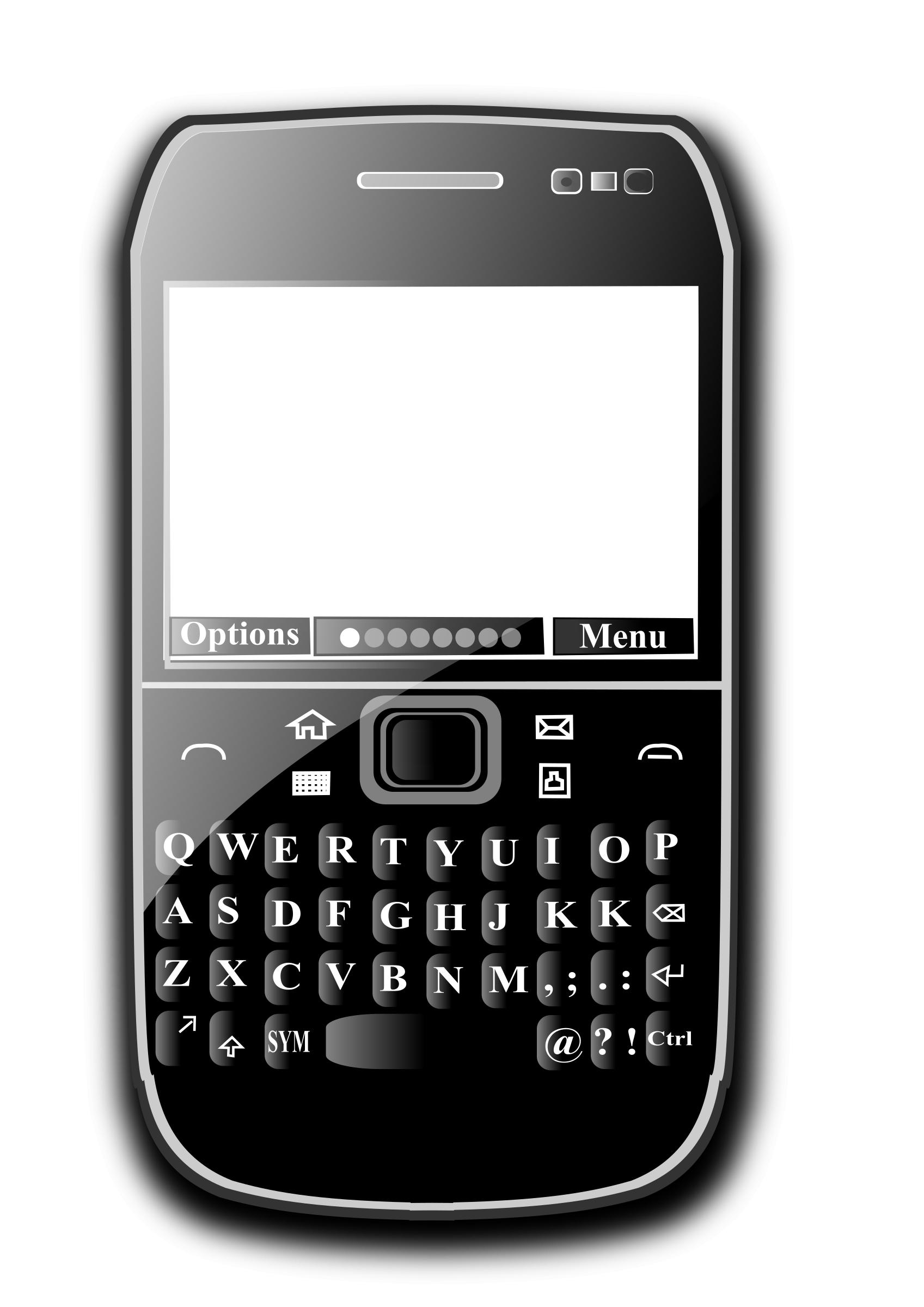 OpenClipArt on Mobile Phone png