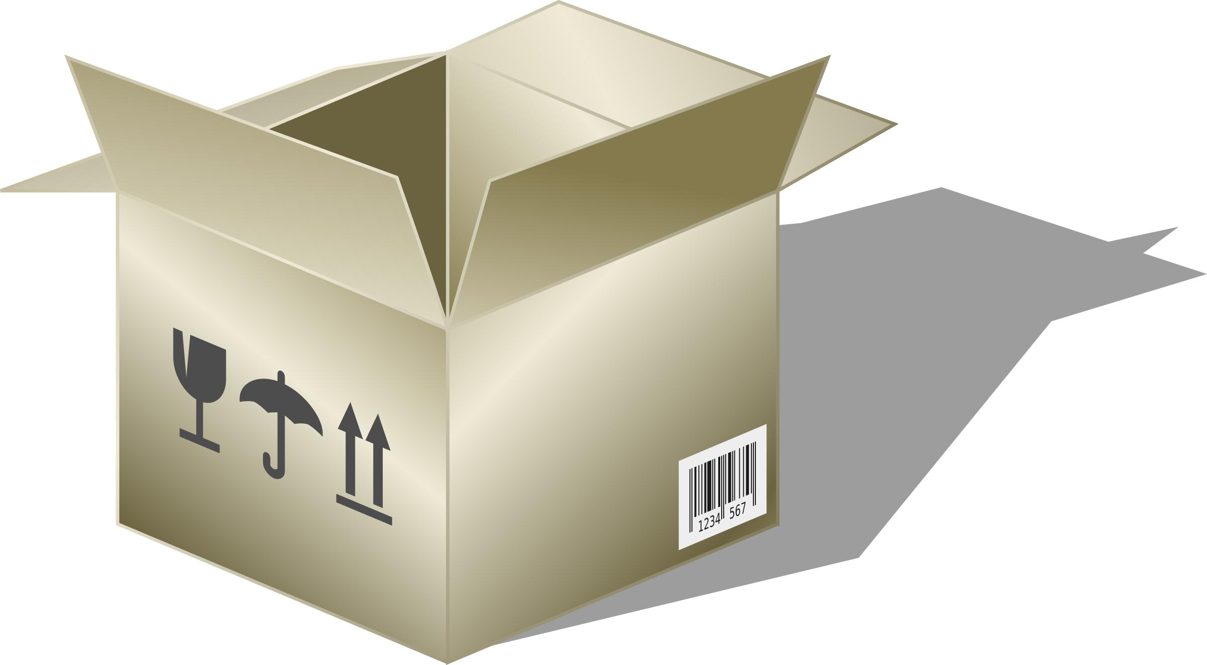 opened box png