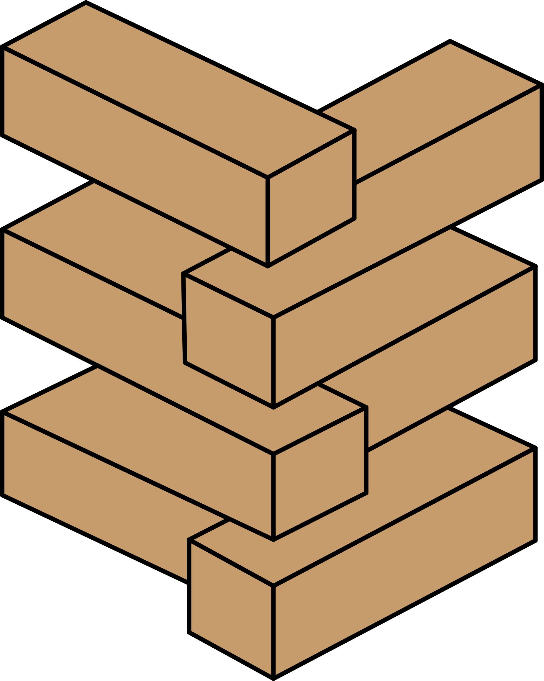 Optical Illusion (stacked bricks) png