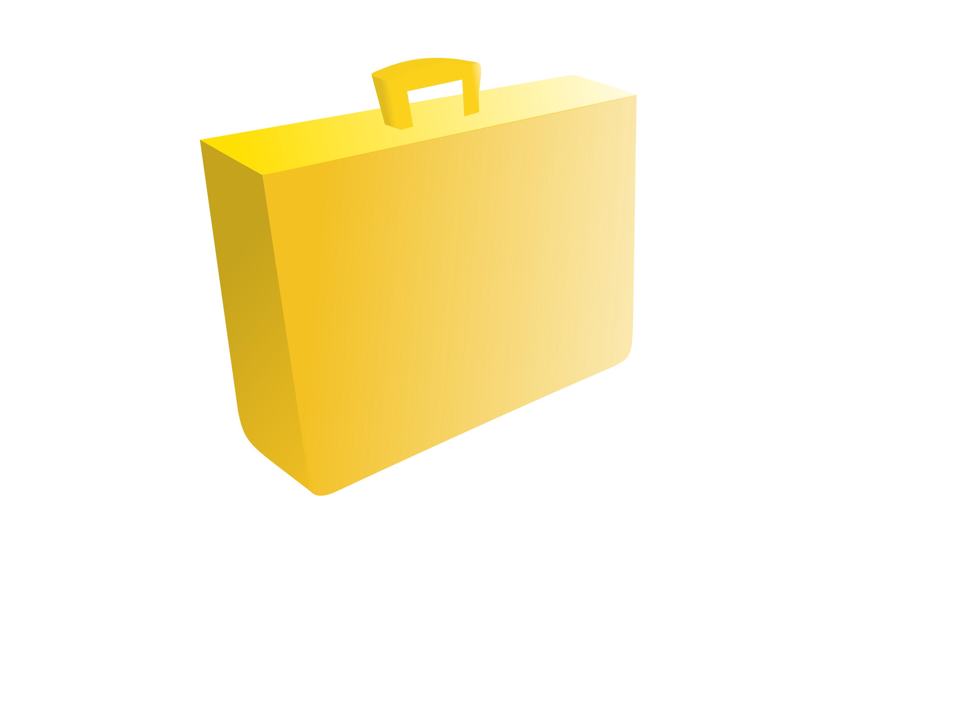 orange briefcase PNG icons