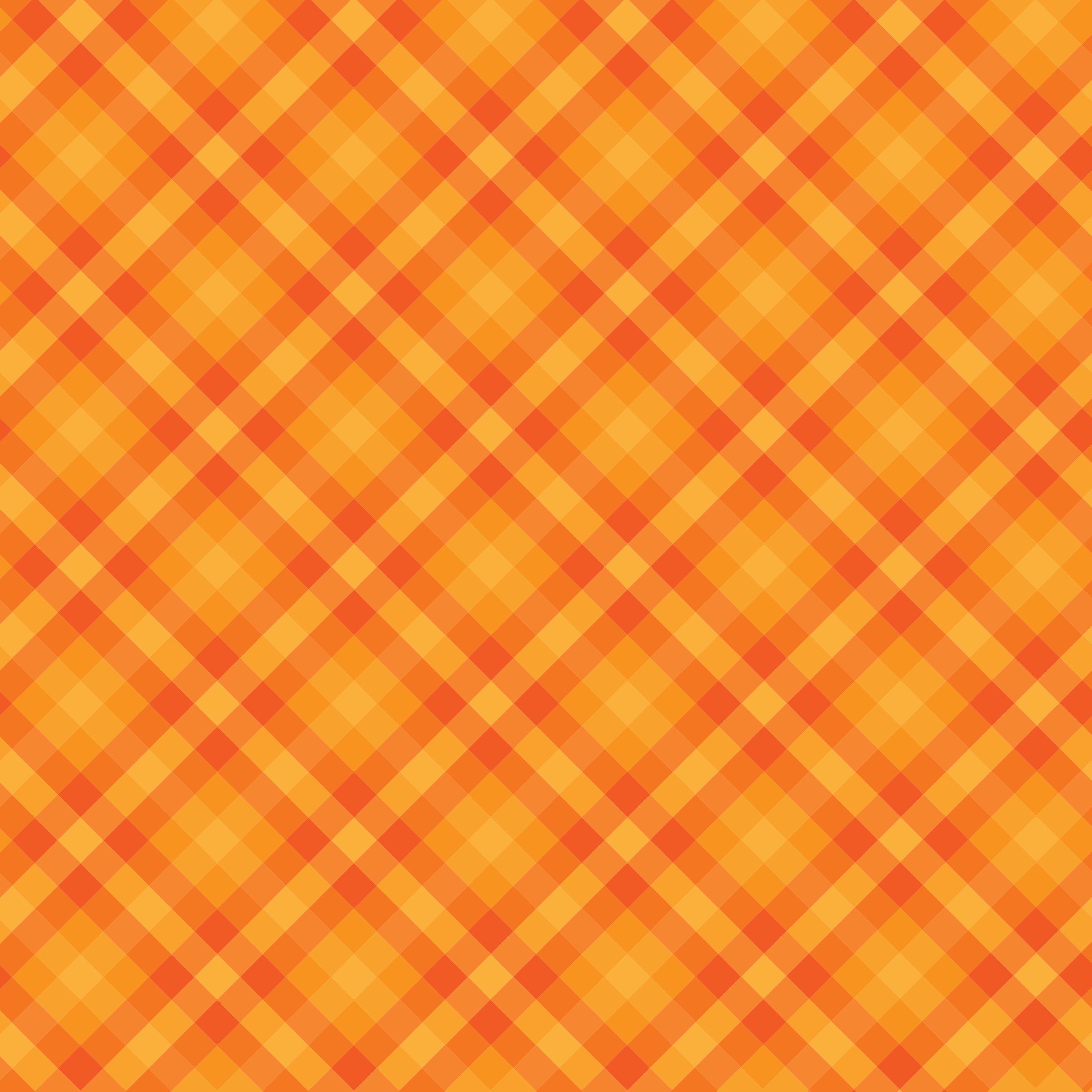 Orange Gingham Checkered Background png
