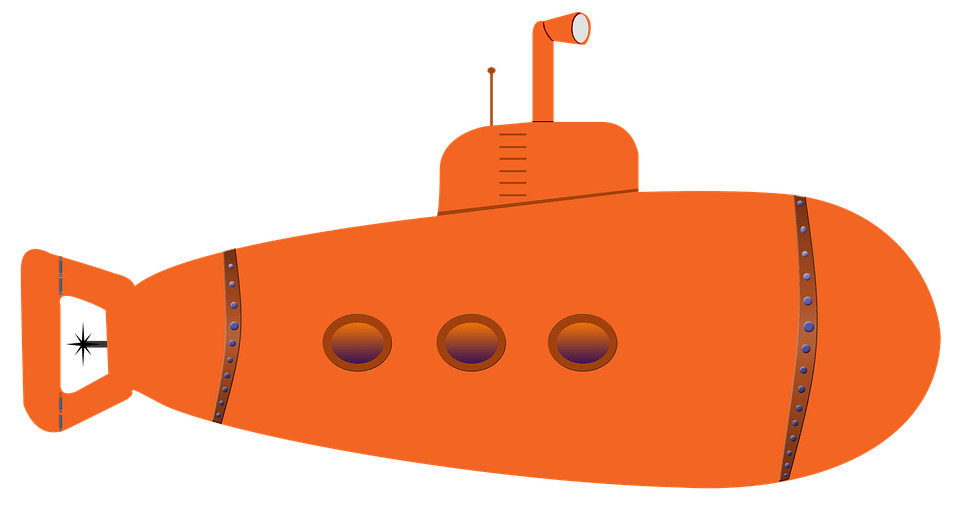 Orange Submarine png icons