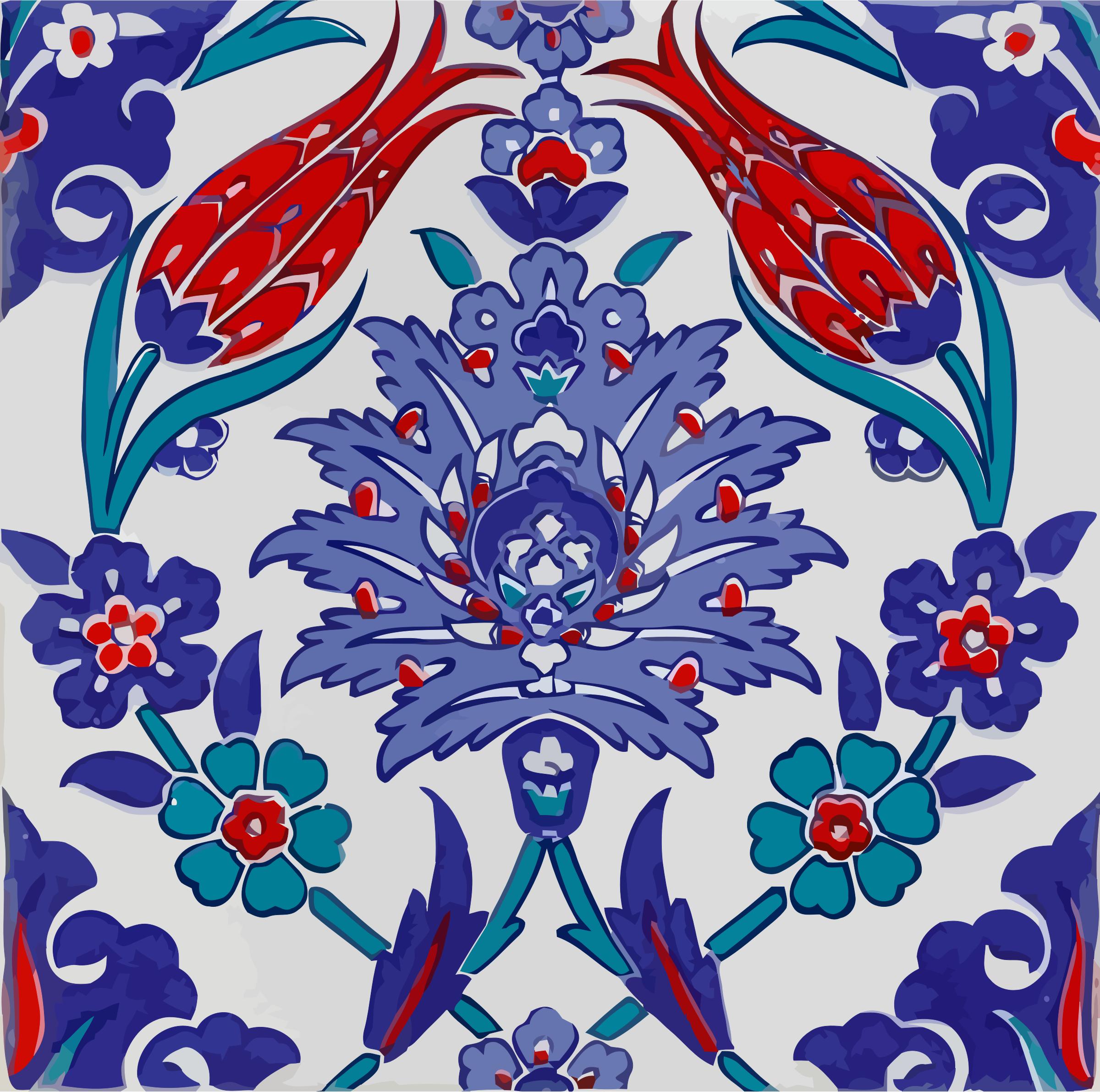 Oriental Tile Pattern png