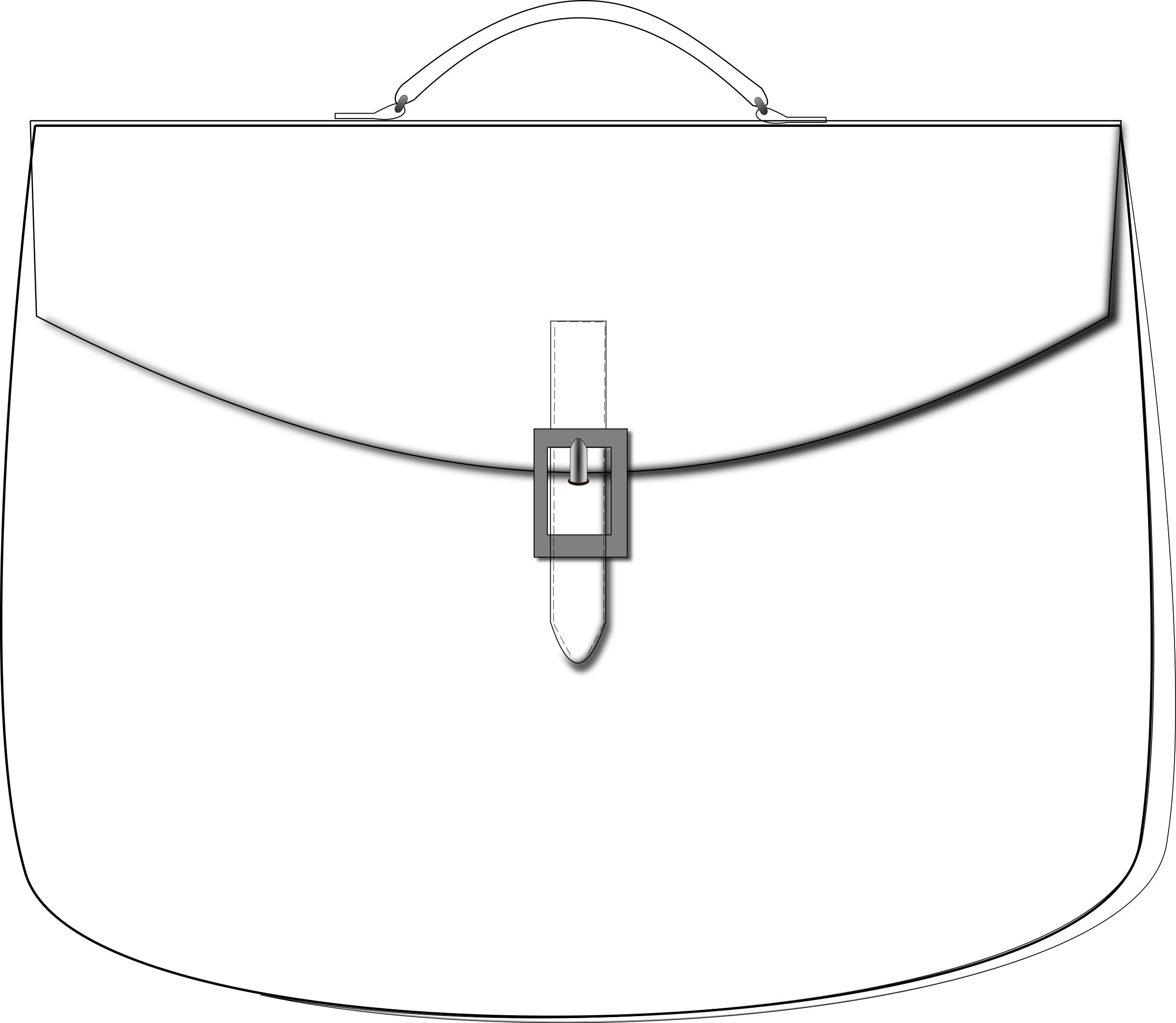 Outline briefcase png