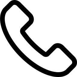 Outlined Phone Icon png icons