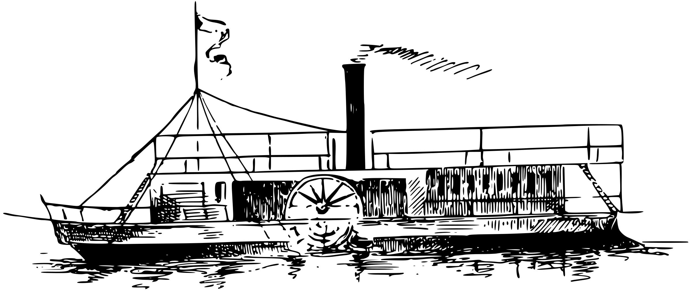 Paddle steamer png