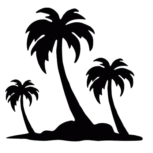 Palm Trees on Island png icons