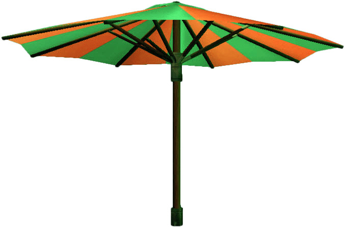Parasol Green and Orange png icons