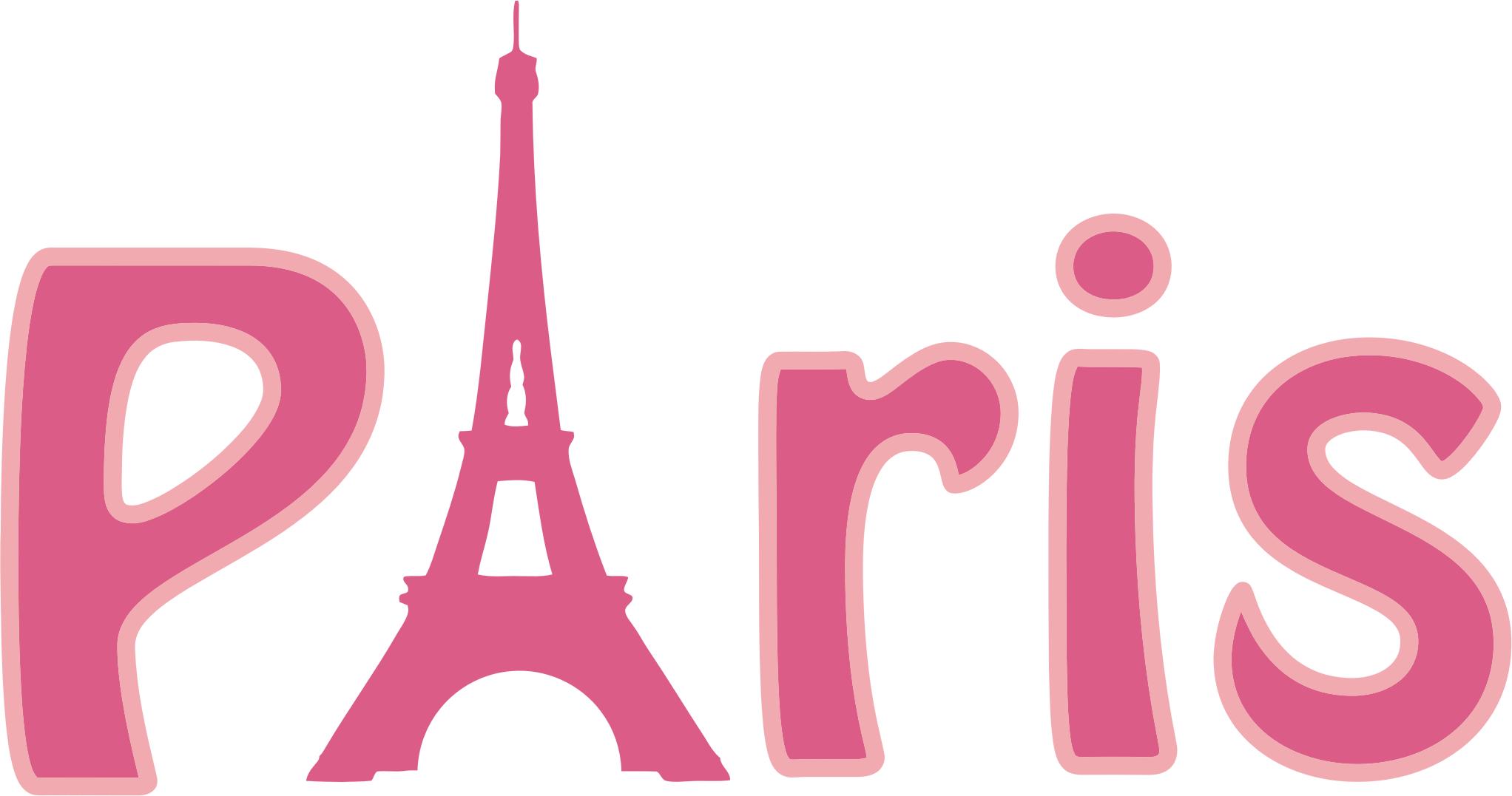 Paris Typography png