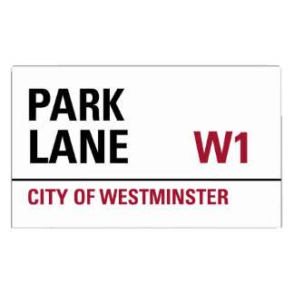 Park Lane London icons