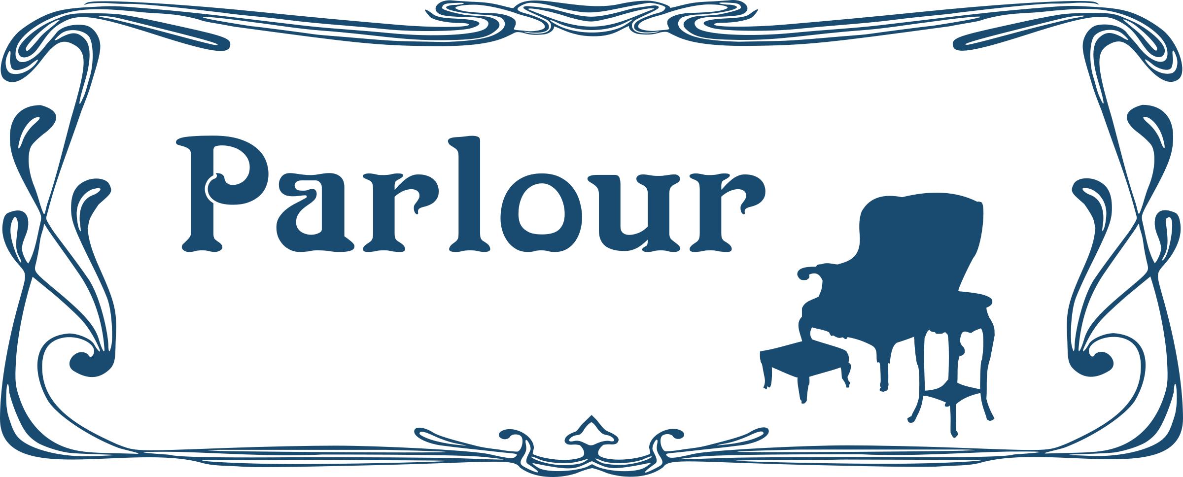 Parlour door sign PNG icons