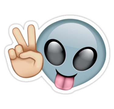 Peace Alien Emoji icons