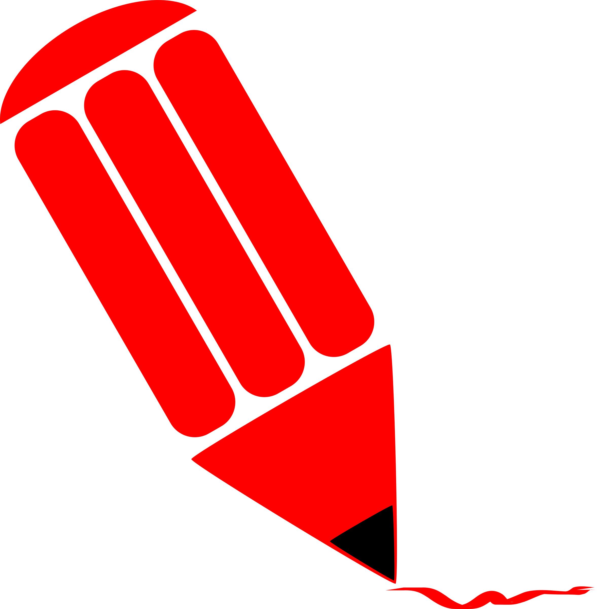 Pencil stylized Red png