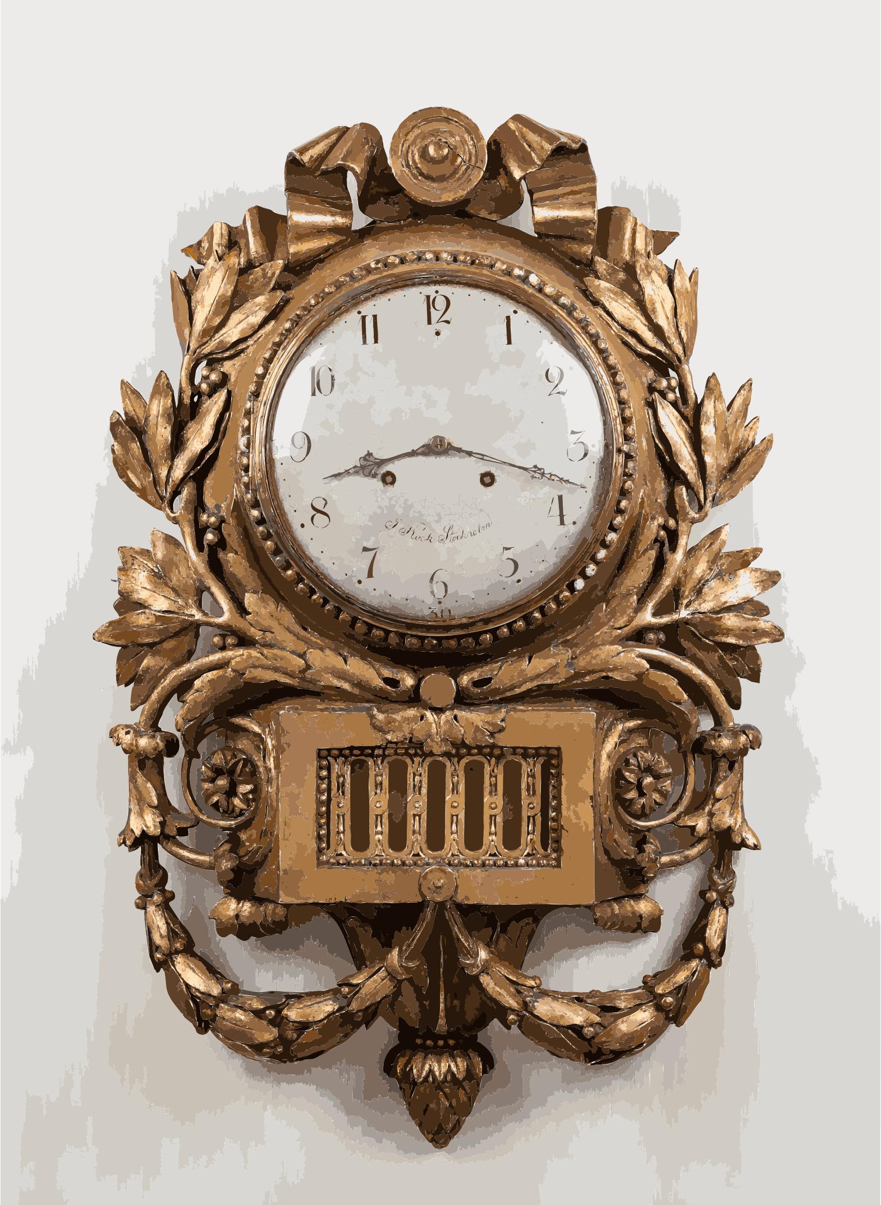 Pendulum clock by Jacob Kock, antique furniture photography, IMG 0931 edit png