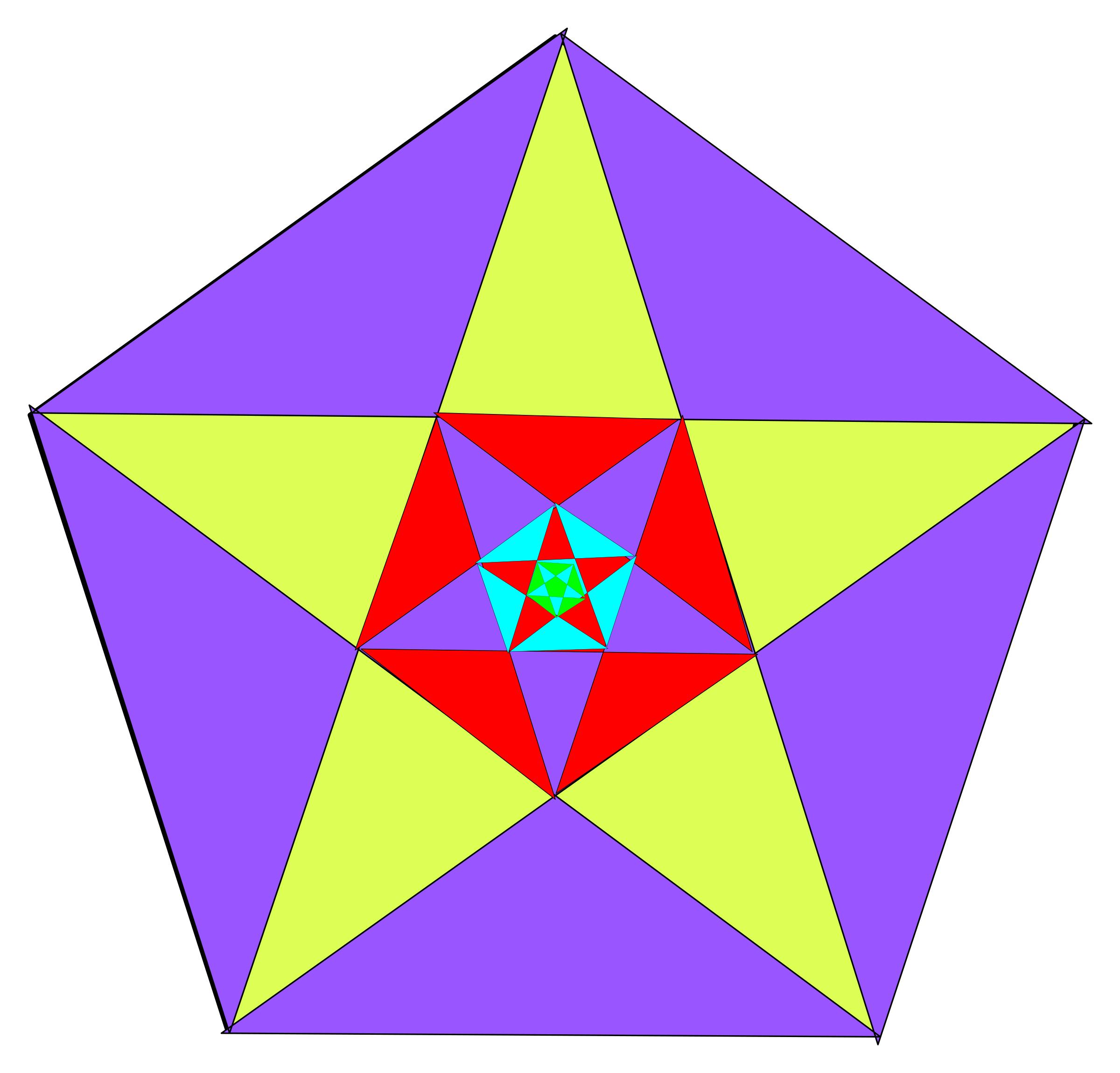 Pentagons and Stars png