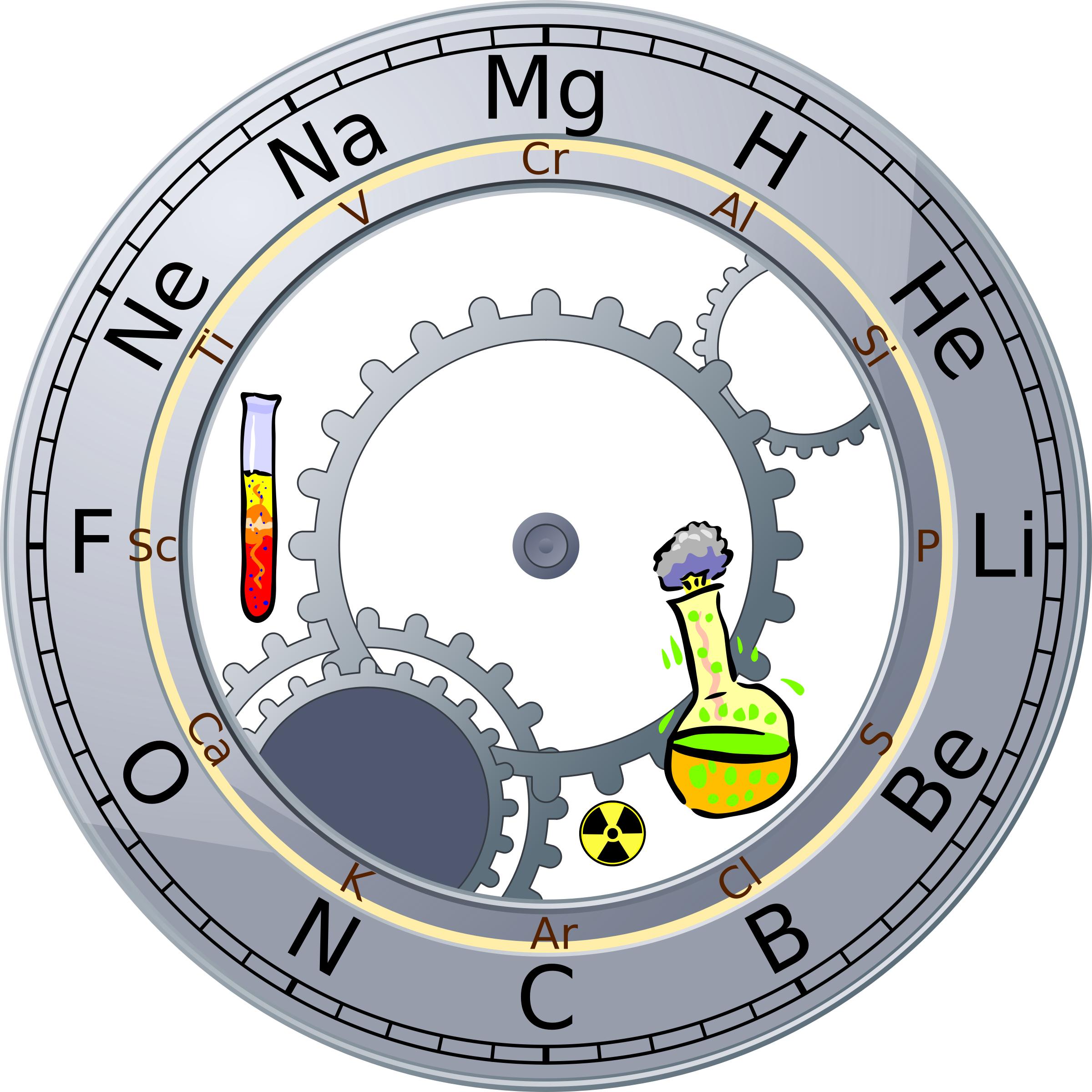 Periodic Table Roman Clock PNG icons