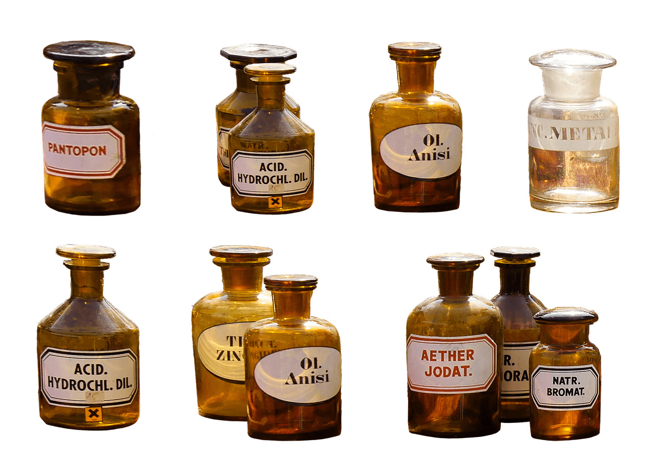 Pharmacy Flasks Collection png icons
