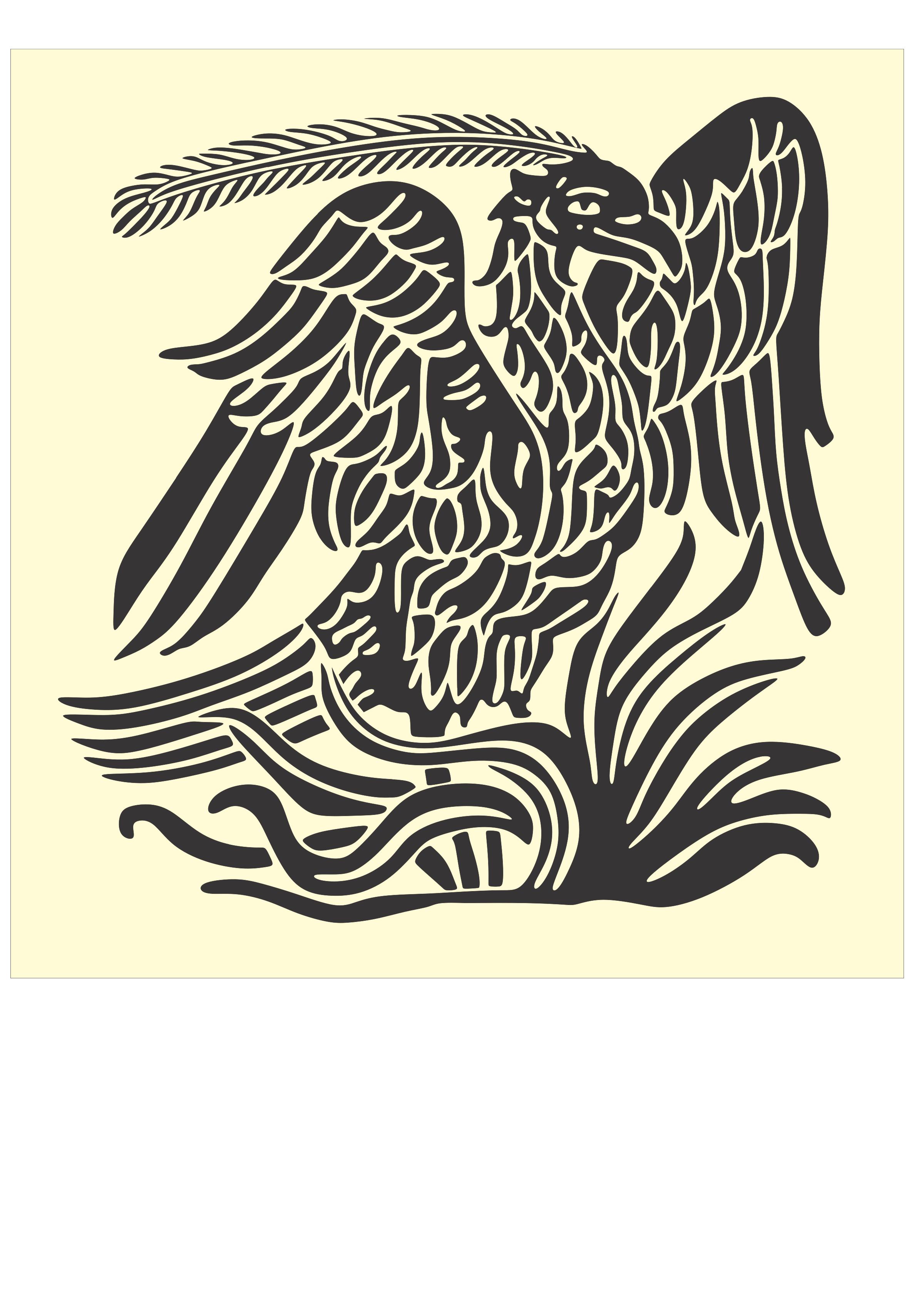 Phoenix bird pattern PNG icons