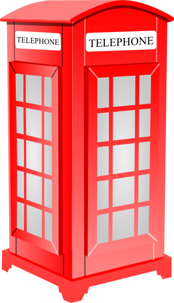 Phone Booth Clipart icons
